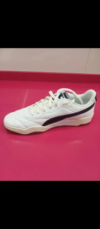 Zapatillas Puma Hombre Blancas y Negras