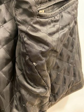 Leather Biker Jacket Green Coast Cafe Racer...