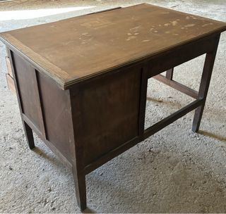 Tavolo da ufficio vintage in legno