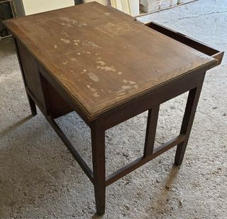 Tavolo da ufficio vintage in legno