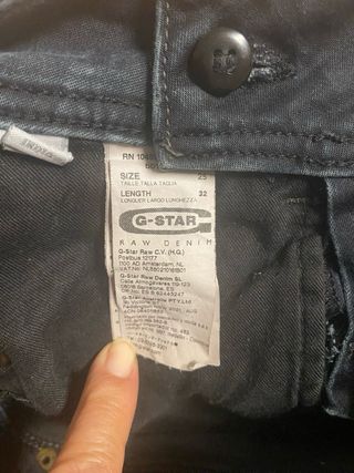 Pantalón vaquero mujer G-STAR azul