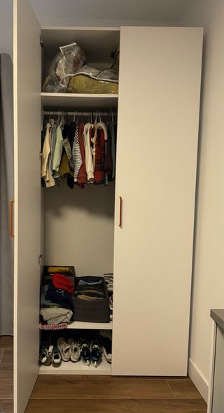 Armario blanco nuevo 59x108x239