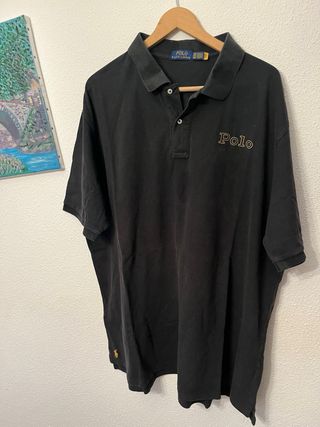 Polo Ralph Lauren Negro Talla 4XL