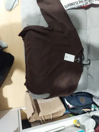 Jersey Pull and Bear Marrón Talla M