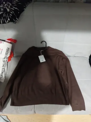 Jersey Pull and Bear Marrón Talla M