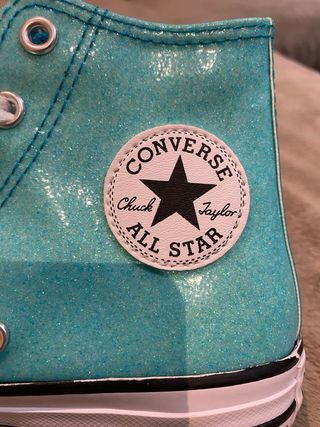 Converse All Star Turquesa Talla 35 1/2