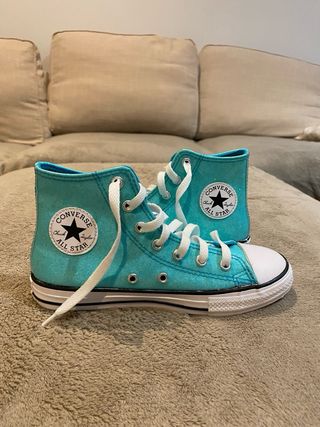 Converse All Star Turquesa Talla 35 1/2