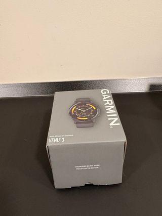 Reloj Garmin Venu 3 negro con bisel de acero