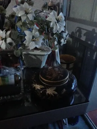 Juego de té porcelana floral