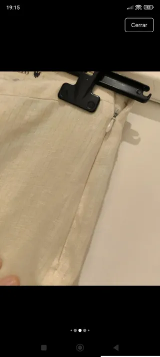 Pantalón ancho Caramelo beige nuevo