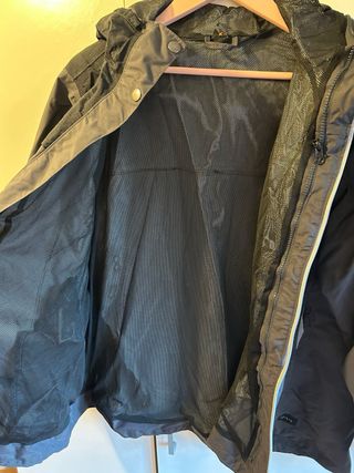 Abrigo impermeable Decathlon hombre