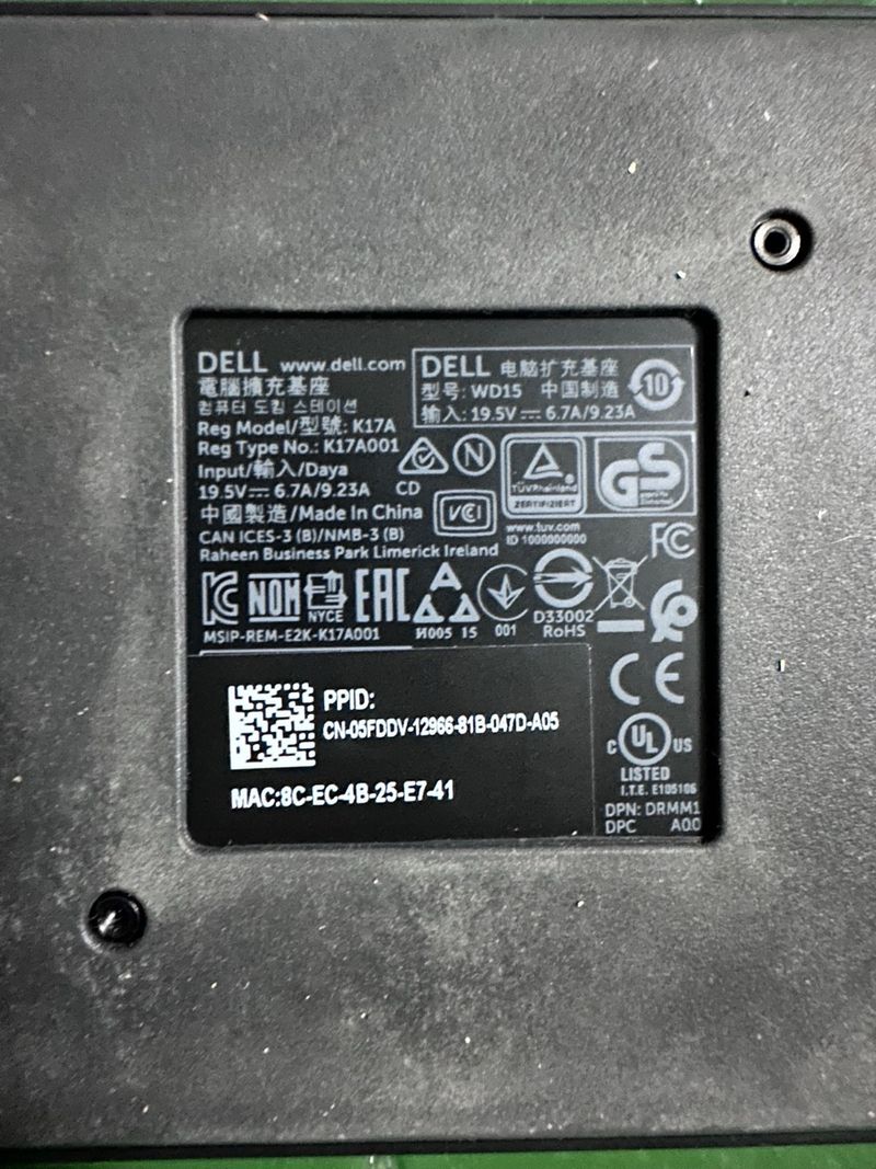 Dell WD15 Docking Station USB-C afbeelding 2