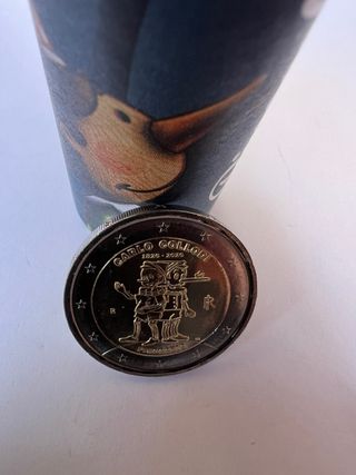 Moneda 2 Euro Carlo Collodi 1826-2026