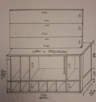 Armario ropero de 3 puertas