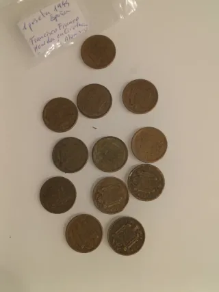 Lote 1 Peseta 1944 España