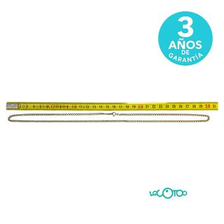 Cadena Oro 18K Cubana 60cm