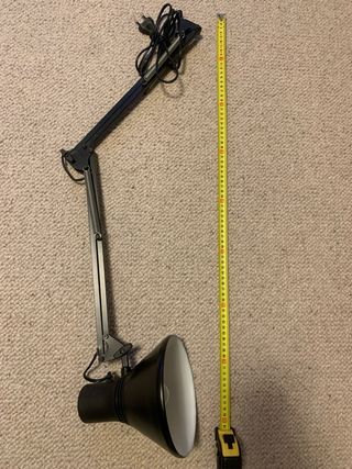 Lámpara Flexo Fase Negra Metálica