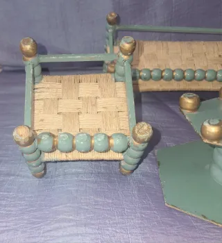 Mobiliario Casa Muñecas: Tresillo y Sillas