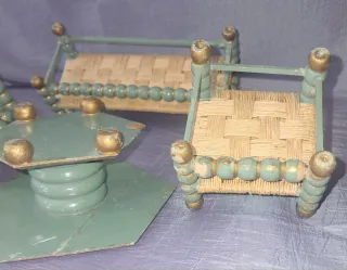 Mobiliario Casa Muñecas: Tresillo y Sillas