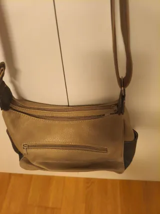Bolso bandolera beige
