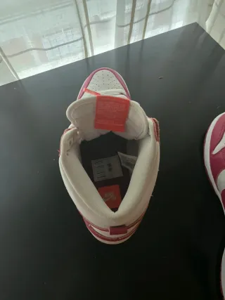 Nike SB Dunk High Sweet Beet Orange Label