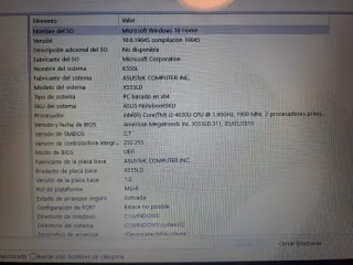 Portátil ASUS Plata y Negro