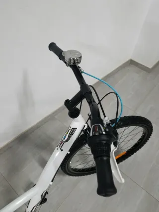 Bicicleta mixta blanca