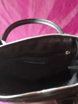 BOLSOS:NEGRO/PANA DE BORDADOS QUE SE RECOGE:1X1,5€