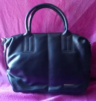 BOLSOS:NEGRO/PANA DE BORDADOS QUE SE RECOGE:1X1,5€