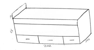 Dormitorio juvenil compacto con cajones