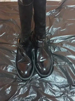 Botas Zara  Negro Talla 41 como nuevas