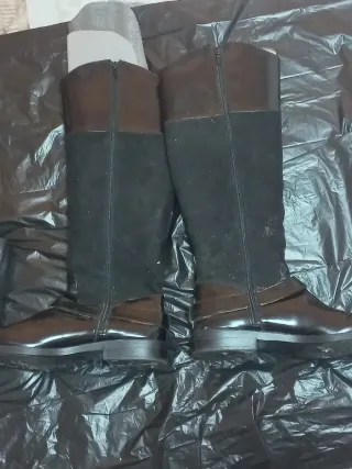 Botas Zara  Negro Talla 41 como nuevas