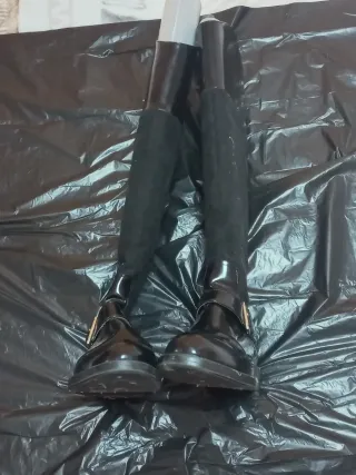 Botas Zara  Negro Talla 41 como nuevas