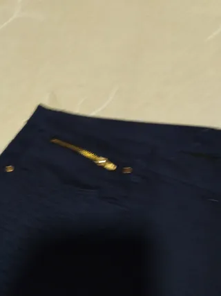 Pantalones tobilleros azul marino