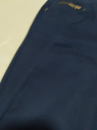 Pantalones tobilleros azul marino