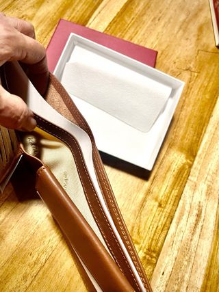 Billetera de piel Katana para hombre