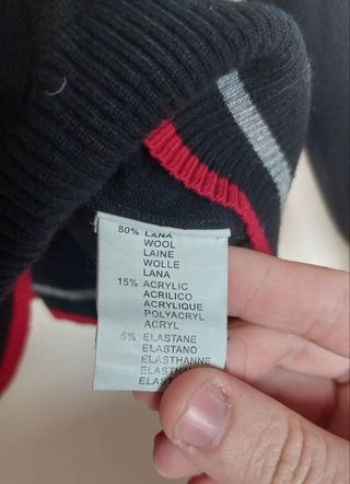 Maglioncino Ralph Lauren Lana Nero XL Uomo