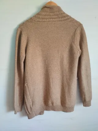 Chaqueta Cortefiel punto ochos beige Talla M