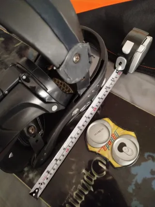 Tabla de Snowboard con Fijaciones