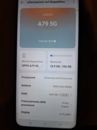 Oppo A79 5G 256GB smartphone