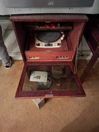 Mueble Tocadiscos Garrard 301 Retro para Restaurar