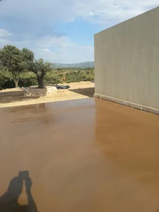 Pavimento hormigón impreso y pulido