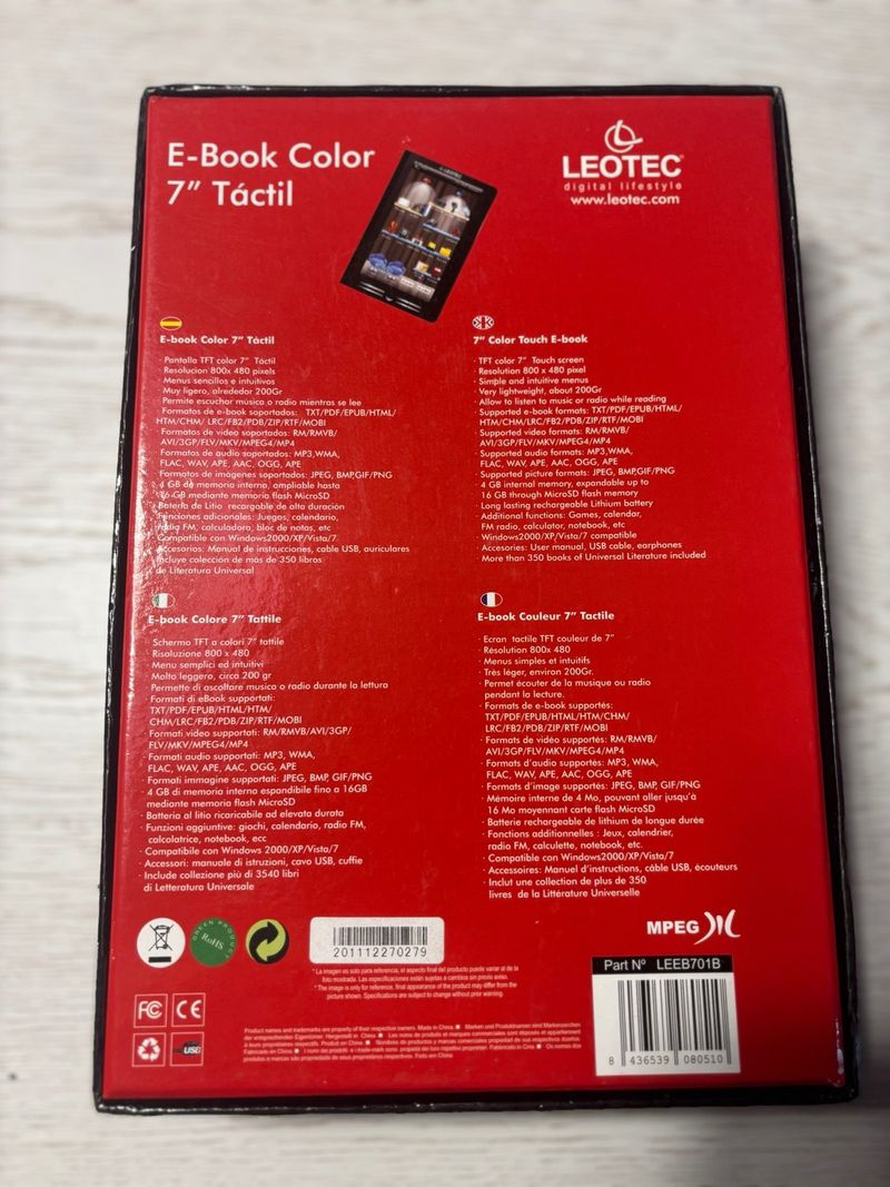 E-book Táctil Color 7 afbeelding 4