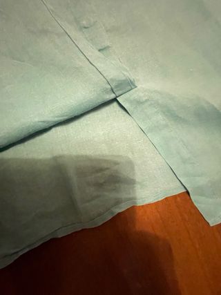 Camicia lunga in puro lino donna