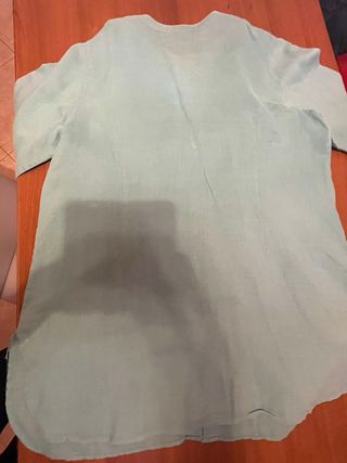 Camicia lunga in puro lino donna