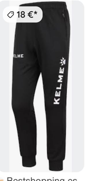Pantalones deportivos Kelme negros