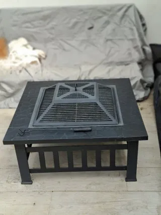 Brasero Exterior Jardin 3 en 1