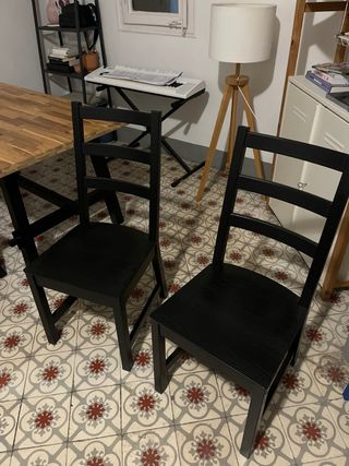 Silla comedor NORDVIKEN negra