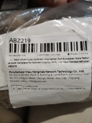 Peluca mujer rubia ondulada