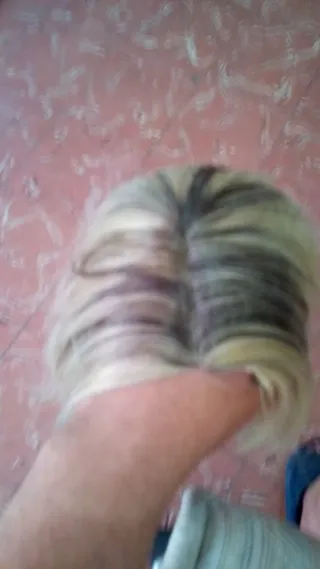 Peluca mujer rubia ondulada